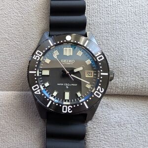 Seiko 62MAS Black Custom Automatic Watch